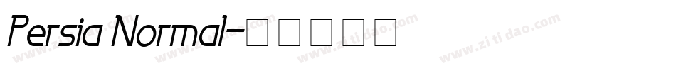 Persia Normal字体转换
